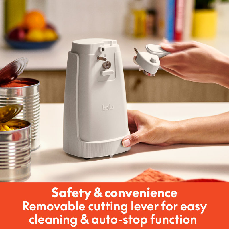 Bella Electric Can Opener, Oatmilk