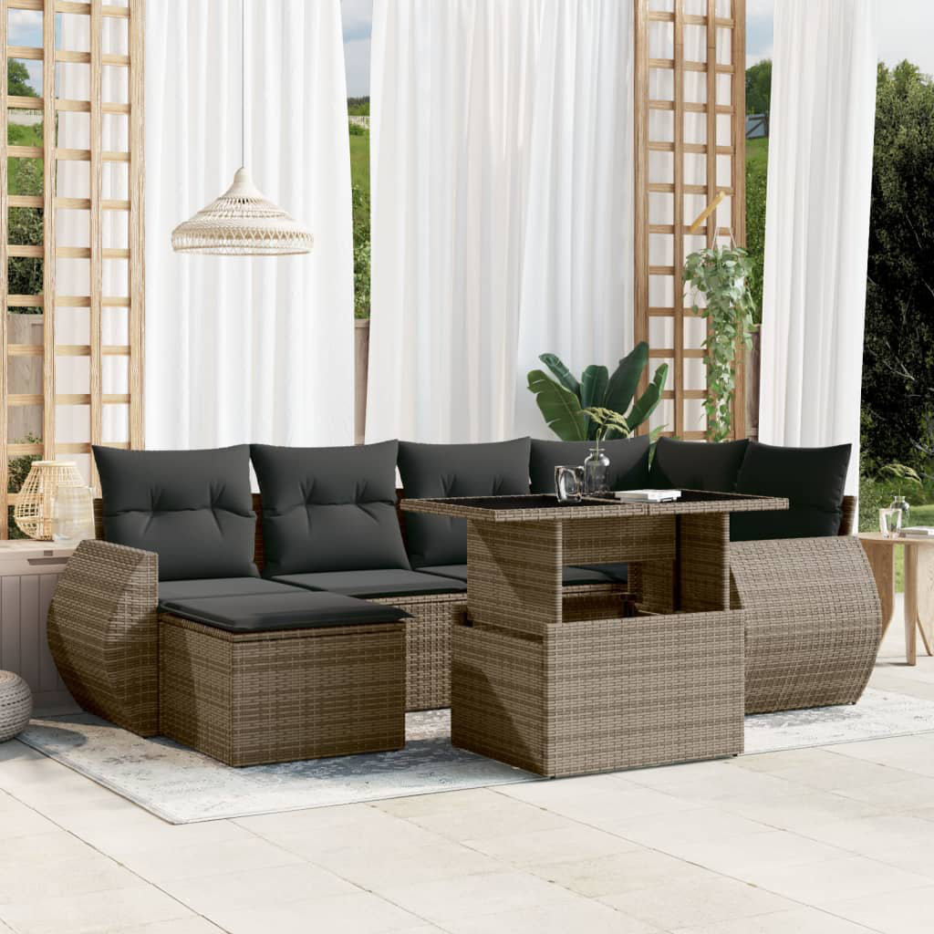 Gartensofa mit Kissen