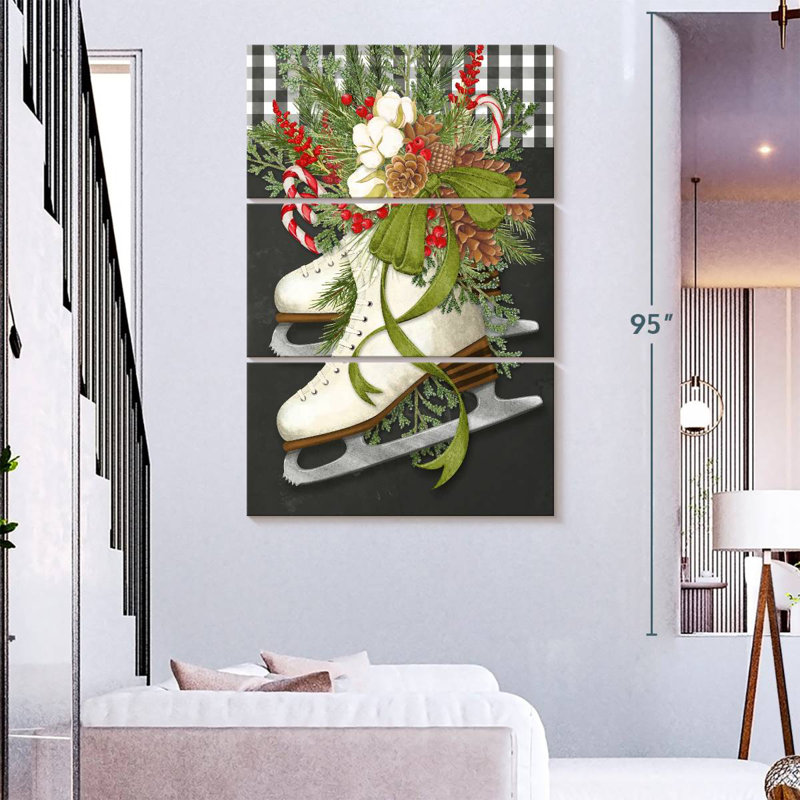 Lelend Gingham Balls III, 32" H x 20" W