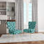 Chaise d'appoint en velours Leopard