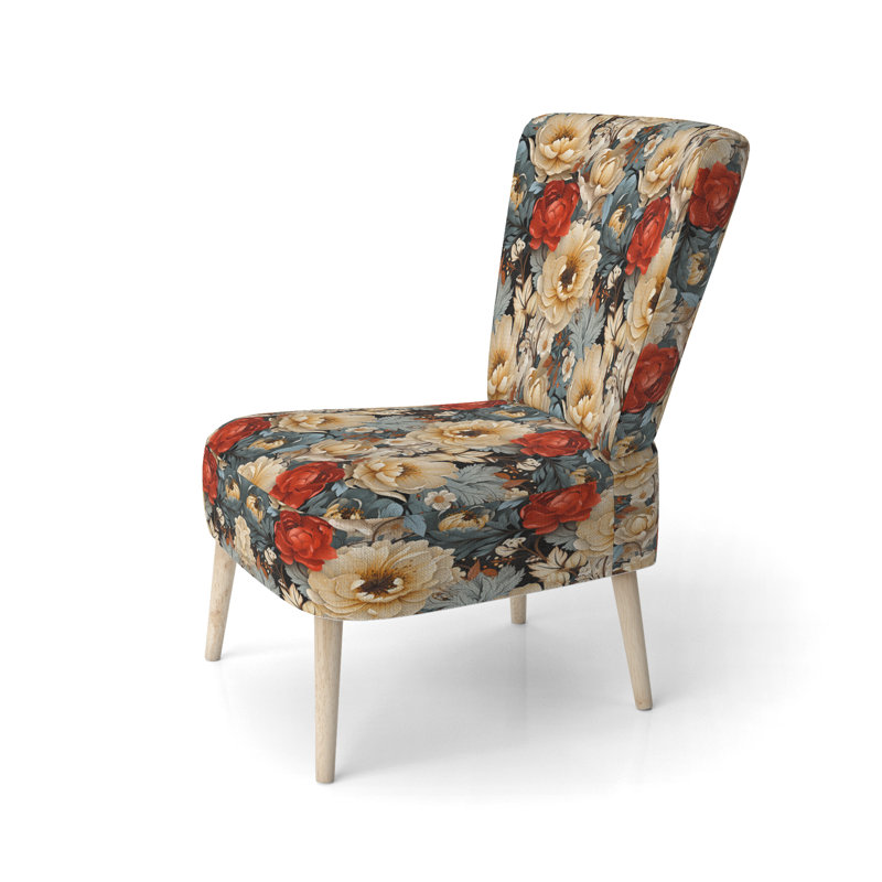 Chaise d'appoint rembourrée Delicate Flower Symphony I - Cottage