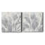 Shadow Leaves I - ensemble de 2 peintures sur toile tendue-1860480850