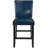 LUMERA Collection Modern Black Faux Leather Bar Stool – High Back, Cushioned Seat, Durable Wood Frame, Counter & Bar Height Seating for Kitchen, Island, Home Bar, Pub-885431916-845104277