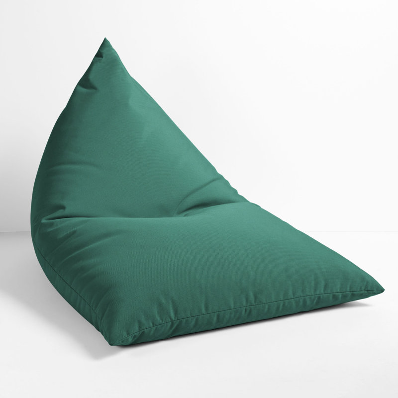 Grand fauteuil à billes d'extérieur Sunbrella, Vert 100% acrylique