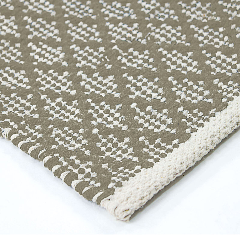 Almeta Solid Colour Hand Woven Area Rug, Rectangle 160 x 230cm
