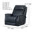 Bragner Leather Power Swivel Glider