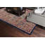 Tapis mauve / bleu / vert à tissage plat Edmont-691583764