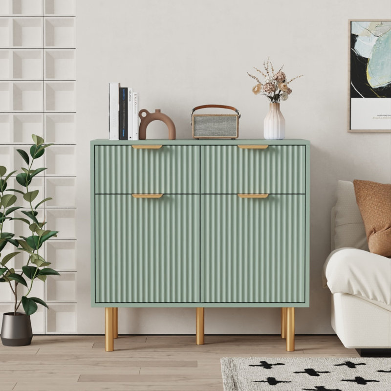 2 - Door Rectangle Accent Cabinet