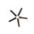 Fairmont 52 inch Matte Black Ceiling Fan with LED Light Kit and Remote Control