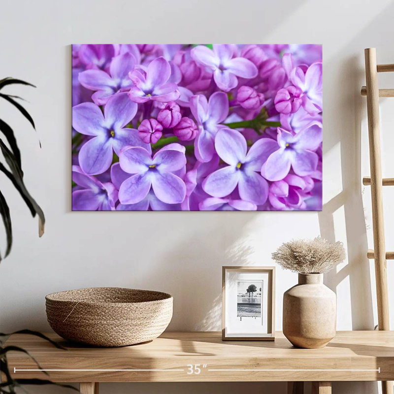 Fleurs de lilas Harnek, H 16 po x l 24 po
