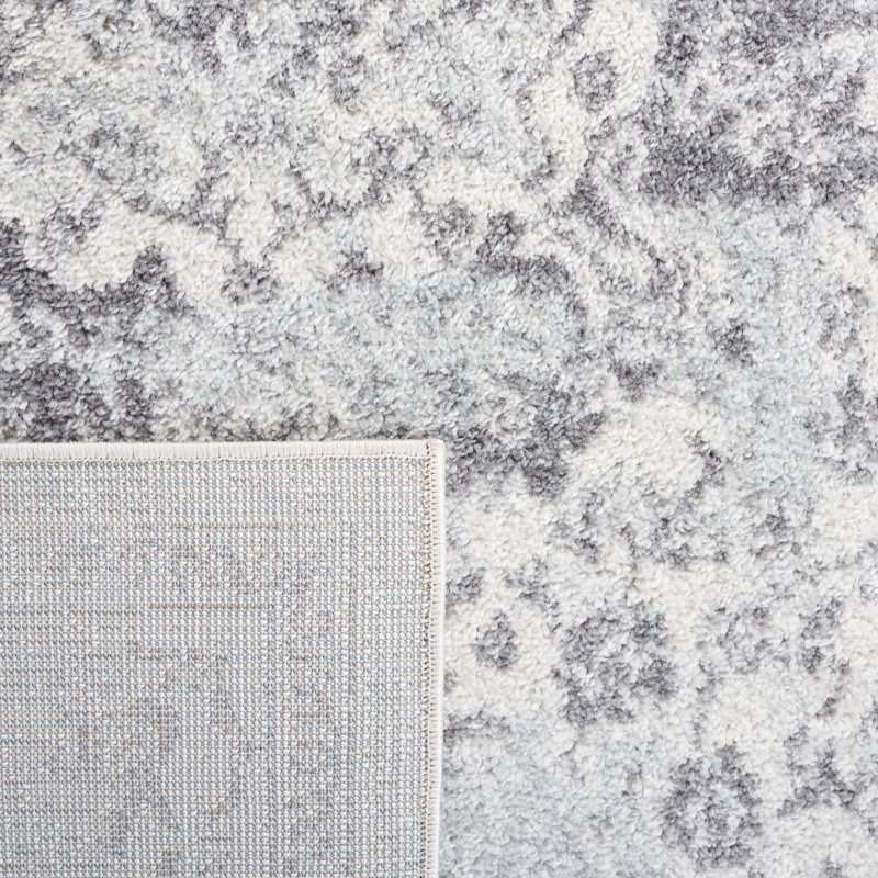 Tapis 282 ivoire / gris, Carré 6 pi 7 po