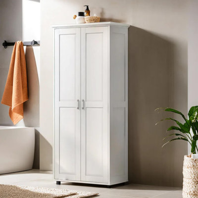 Tall Bathroom Floor Storage Cabinet