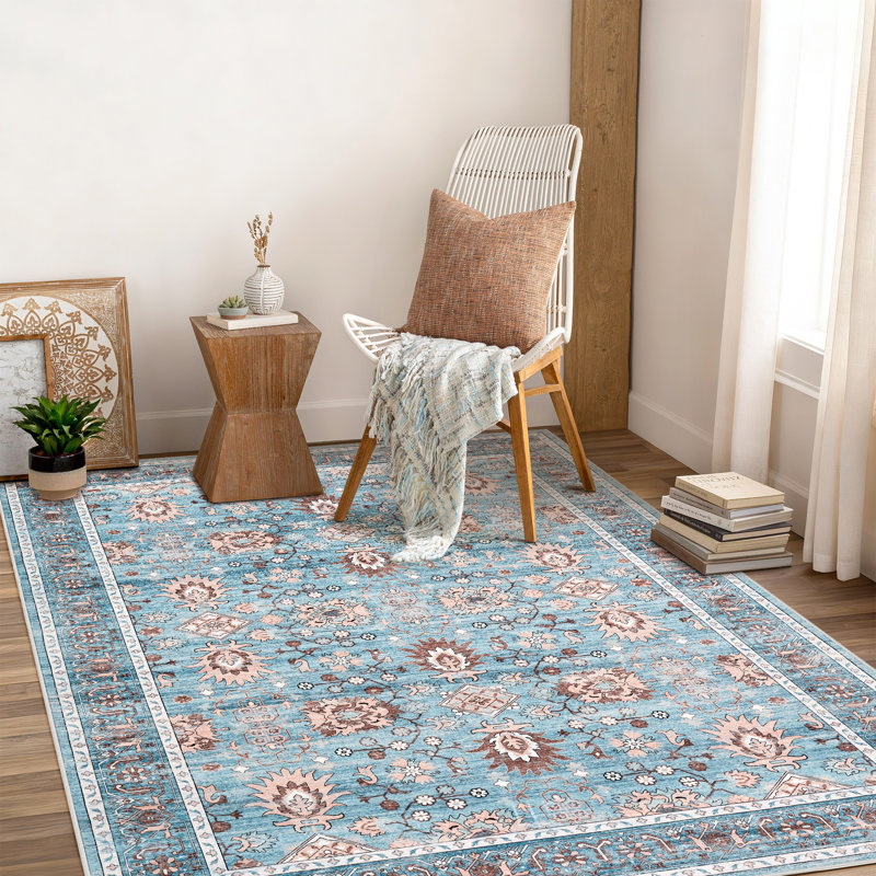 Tapis de salle à manger Garvee, Rectangle 5 pi x 7 pi