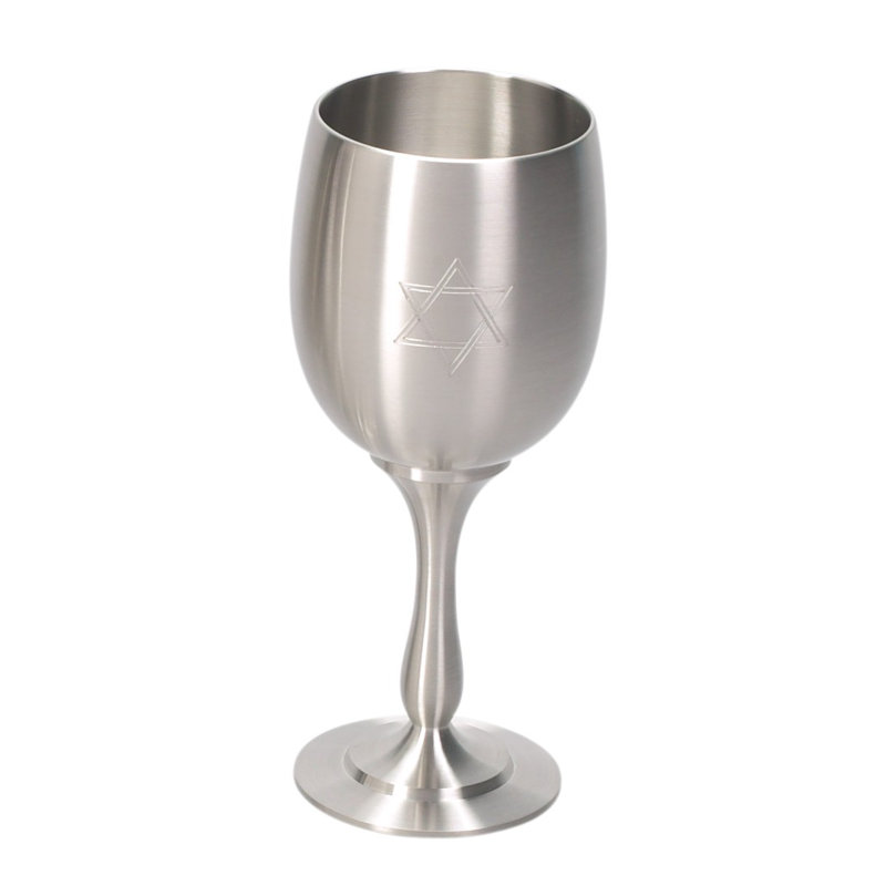 Tasse giddush étain
