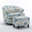 Ensemble de fauteuil pivotant avec repose-pieds-1255226862