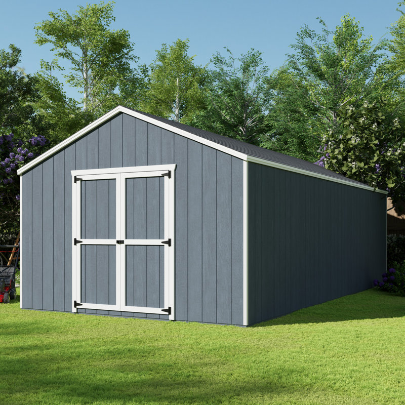 Value Gable Outdoor Wood Storage Shed, Yes, 12' x 24'