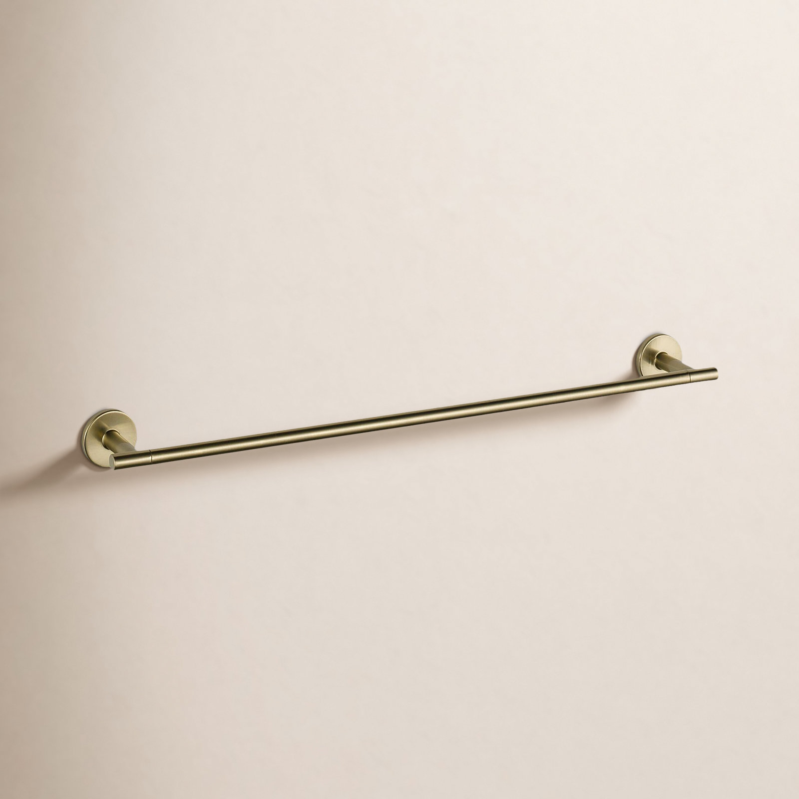 Trinsic Wall Mount Towel Bar Bath Hardware Accessory, Champagne Bronze, 1.13" H x 24" L x 3.31" D