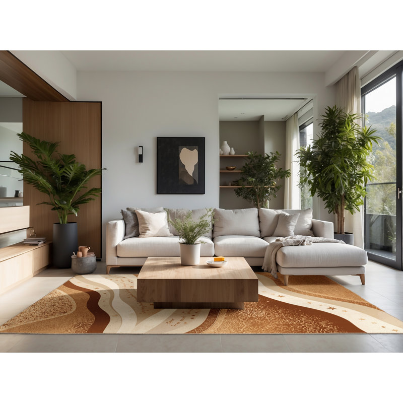 Tapis marocain moelleux moelleux d'inspiration mondiale, 4 x 2