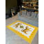 Tapis décoratif moderne à motif tressé à motif de deux tigres de la collection Rio-1981477751