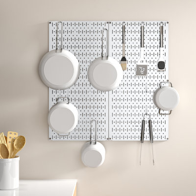 Metal Rectangle Wall Mounted Pot Rack