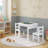 Kamal Kids 3 Piece Square Play Or Activity Table and Chair Set