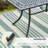 Carli Aluminum 63.6" Long Dining Table