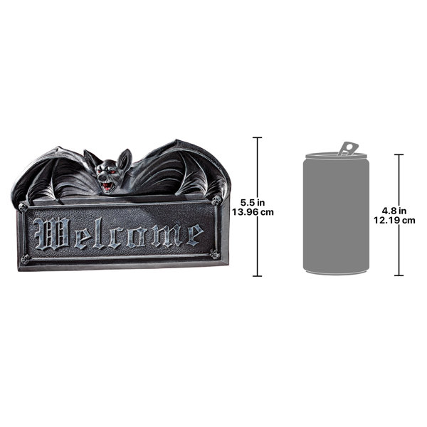 Design Toscano Vampire Bat Welcome Sign & Reviews - Wayfair Canada