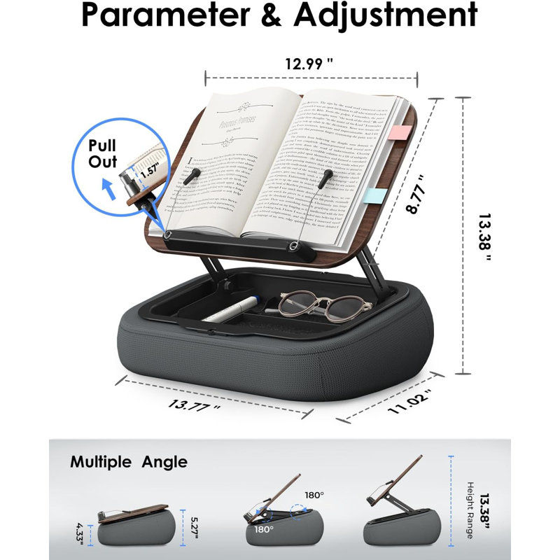Porte-oreiller avec rangement Lap