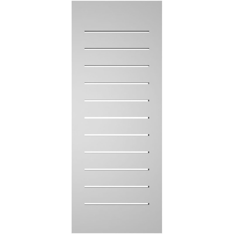 Évent à pignon fonctionnel en uréthane rectangulaire à fixation en surface, brun clair apprêté, H 36 po x l 14 po x P 2 po