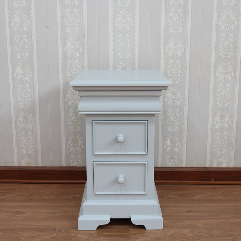 Carlo 40cm W Solid Wood Bedside Table