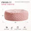 Pouf géant de 1,80 m, sans os, prérempli de mousse à mémoire de forme, housse en peluche à carreaux lavable à la machine, rose, idéal pour le salon, la chambre, le dortoir ou le bureau.-1661313422-1661313423