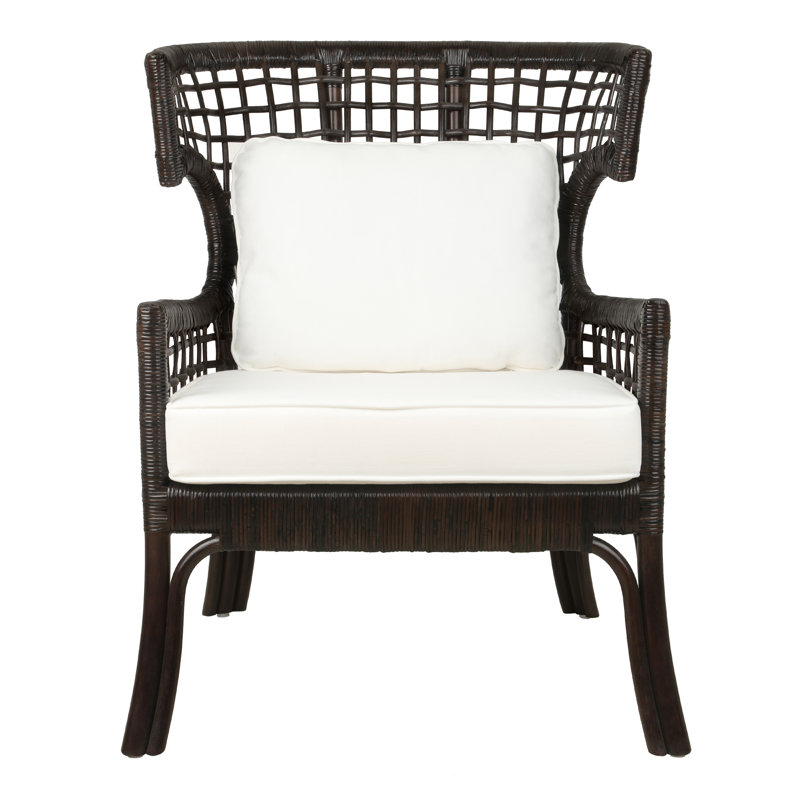 Zelma Rattan Wingback Armchair