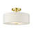 Flaire Fabric Semi Flush Mount-407736341-407736338