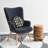 Napster Fuzzy Plush Upholstery Wingback Arm Chair with Solid Wood Legs-898315216