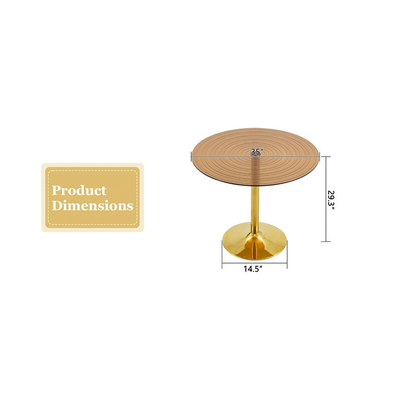 35 inch diameter Dining Table