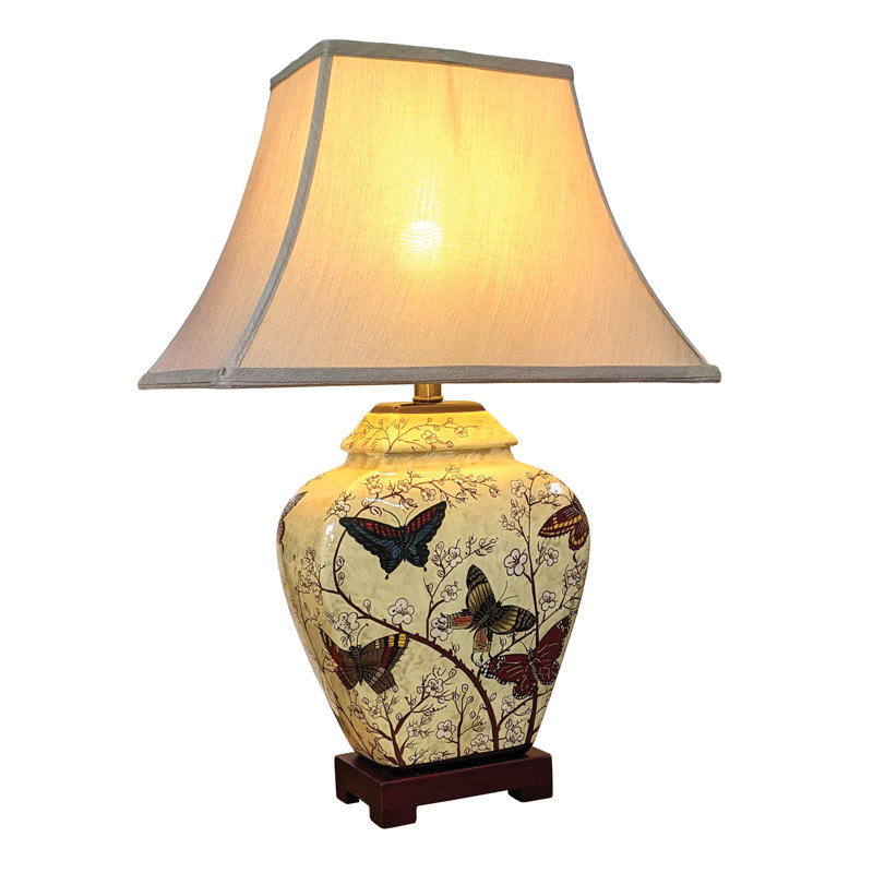 Deperte 40cm Grey Table Lamp