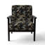 Fauteuil d'appoint rembourré Glam