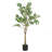 Artificial Ficus Tree With Black Plastic Pot-552980803