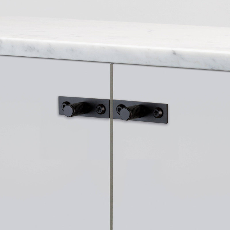 Cylindrical Knob, Black