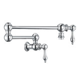 Whitehaus Collection Wall Mount Retractable Swing Spout Pot Filler