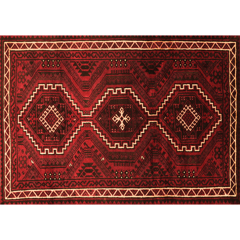 Southwestern Indoor Rug, Square 10"