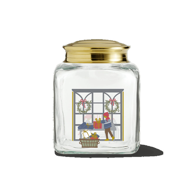 Holmegaard Christmas Biscuit Jar 2024 H 6.3"