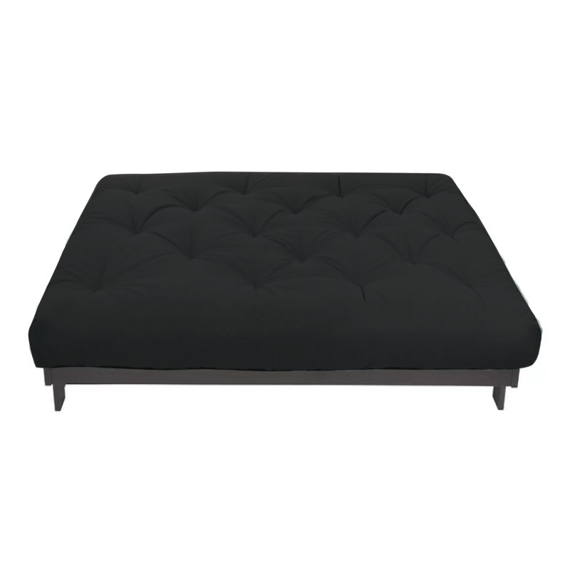 Matelas de futon à ressorts / ressorts Stratus, Double, Noir