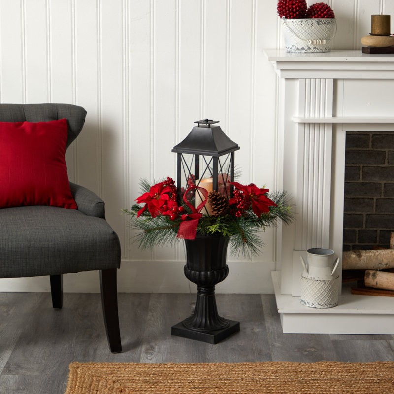 33 " Plastic Lantern with Candle Included