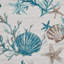 Ensemble de courtepointe 6 pièces en coton double / grand avec motif de literie de plage de galets