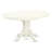 7 Piece Dining Table Set consists of an Oval Dinner Table with Butterfly Leaf and 6 Faux Leather Dining Room Chairs, Linen White-935629899-844649420-849590731