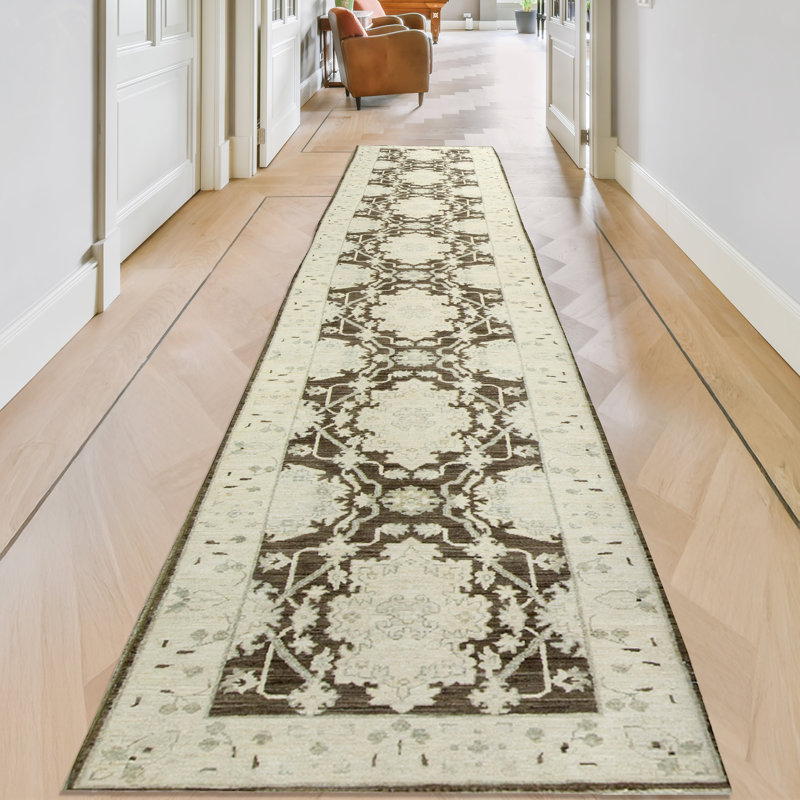 One-of-a-Kind Runner 2'5" X 16' Runner Wool Area Rug in Ivory