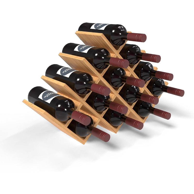 Support à vin 13 bouteilles, H 5,91 po x l 13,9 po x P 22,28 po