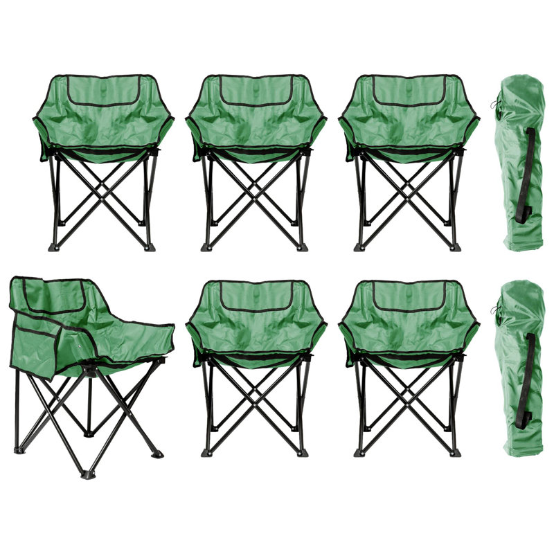 Polyester Camping / Beach Folding Chair Folding Chair Set, Green