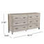 DRESSER À 6 TIROIRS